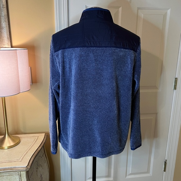 EUC Men's Tommy Bahama Cascade Cozy Half Zip Pullover Sweater in Blue Size LARGE - Picture 4 of 6